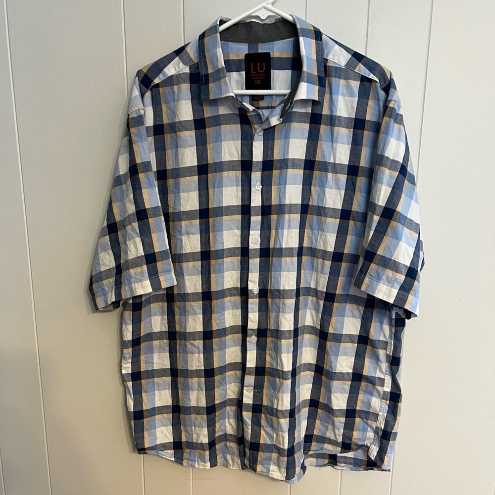 Linea Uomo stretch short sleeve‎ button-down size XXL